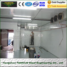 中国 耐久モジュラー冷蔵室のパネルの絶縁材の食品加工植物 サプライヤー