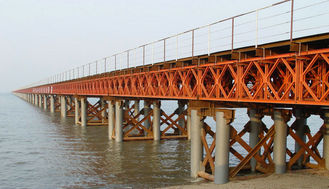 中国 OEM/注文の溶接のモジュラー鋼鉄橋/コンパクトはベイリー橋を組立て式に作りました サプライヤー