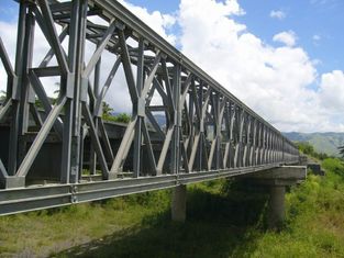 中国 電気電流を通され、塗り、そして粉砕のプレハブの構造スチールのベイリー橋 サプライヤー