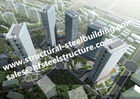 中国 低い媒体およびHiseの高い多階の鋼鉄建物/鋼鉄プレハブの建物 工場