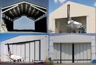 中国 壁/屋根のパネルが付いている単一のスパンの鉄骨構造の航空機の格納庫の建物 工場