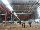 中国 60 x 102 の軽量の産業鋼鉄建物 ASTM の標準 75MM のサンドイッチのパネル 工場
