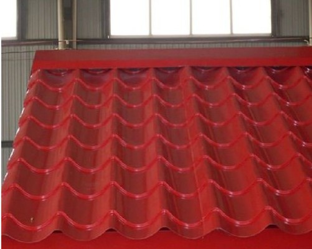 鋼鉄屋根瓦および壁パネルの屋根ふきのシート成形機械 6.5KW